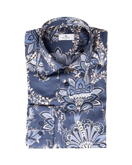 Shop ETRO  Camicia: Etro camicia paisley maxi fiori.
Fit Roma.
Colletto all'italiana.
Chiusura con bottoni logati.
Polsini con doppio bottone.
Composizione: 100% cotone.
Made in Italy.. MRIB0001 99SA5F0-X0883